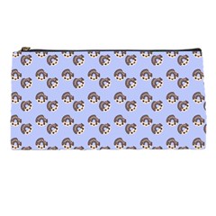 Kawaii Dougnut Blue Pattern Pencil Cases