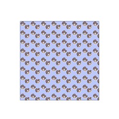 Kawaii Dougnut Blue Pattern Satin Bandana Scarf