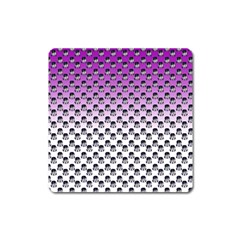 Forest Girl Gradient Purple Square Magnet by snowwhitegirl