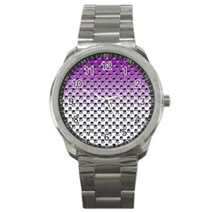 Forest Girl Gradient Purple Sport Metal Watch by snowwhitegirl