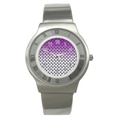 Forest Girl Gradient Purple Stainless Steel Watch by snowwhitegirl