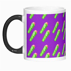 Ice Freeze Purple Pattern Morph Mugs by snowwhitegirl