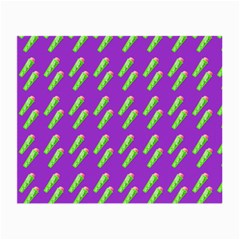 Ice Freeze Purple Pattern Small Glasses Cloth by snowwhitegirl