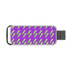 Ice Freeze Purple Pattern Portable Usb Flash (one Side) by snowwhitegirl