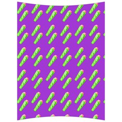 Ice Freeze Purple Pattern Back Support Cushion by snowwhitegirl