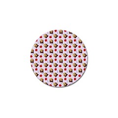 Doll And Cherries Pattern Golf Ball Marker (4 Pack) by snowwhitegirl