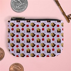 Doll And Cherries Pattern Mini Coin Purse by snowwhitegirl