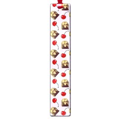 Doll And Cherries Pattern Large Book Marks by snowwhitegirl