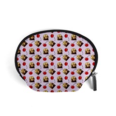 Doll And Cherries Pattern Accessory Pouch (small) by snowwhitegirl