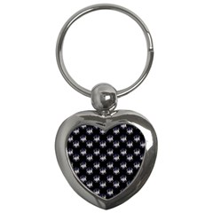 Forest Girl Gradient Black Key Chain (heart) by snowwhitegirl