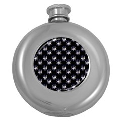 Forest Girl Gradient Black Round Hip Flask (5 Oz) by snowwhitegirl