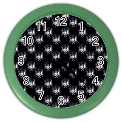 Forest Girl Gradient Black Color Wall Clock by snowwhitegirl