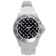 Forest Girl Gradient Black Round Plastic Sport Watch (l) by snowwhitegirl