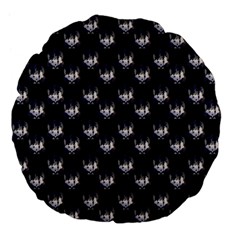 Forest Girl Gradient Black Large 18  Premium Flano Round Cushions by snowwhitegirl