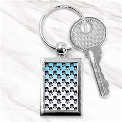 Forest Girl Gradient Blue Key Chain (rectangle) by snowwhitegirl