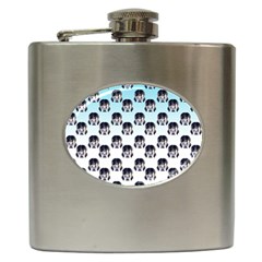 Forest Girl Gradient Blue Hip Flask (6 Oz) by snowwhitegirl