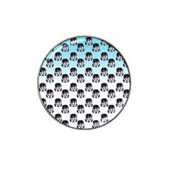 Forest Girl Gradient Blue Hat Clip Ball Marker (4 Pack)