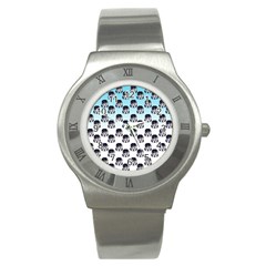 Forest Girl Gradient Blue Stainless Steel Watch by snowwhitegirl