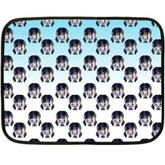 Forest Girl Gradient Blue Fleece Blanket (mini) by snowwhitegirl