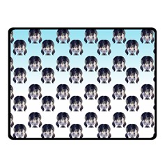 Forest Girl Gradient Blue Fleece Blanket (small) by snowwhitegirl