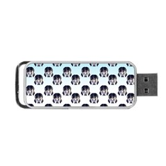 Forest Girl Gradient Blue Portable Usb Flash (two Sides) by snowwhitegirl