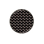 Kawaii Dougnut Black Pattern Hat Clip Ball Marker (4 pack) Front