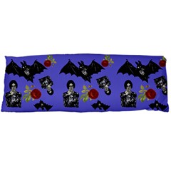 Goth Bat Floral Body Pillow Case Dakimakura (two Sides)