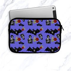 Goth Bat Floral Apple Ipad Mini Zipper Cases by snowwhitegirl