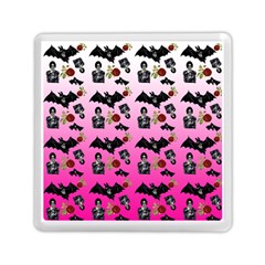 Pink Gradient Bat Pattern Memory Card Reader (square) by snowwhitegirl