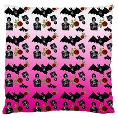 Pink Gradient Bat Pattern Standard Flano Cushion Case (one Side) by snowwhitegirl