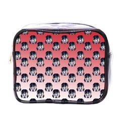 Forest Girl Gradient Red Mini Toiletries Bag (one Side)