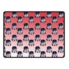 Forest Girl Gradient Red Fleece Blanket (small) by snowwhitegirl