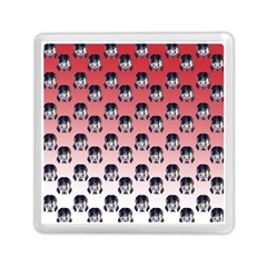 Forest Girl Gradient Red Memory Card Reader (square) by snowwhitegirl