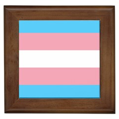 Transgender Pride Flag Framed Tiles by lgbtnation