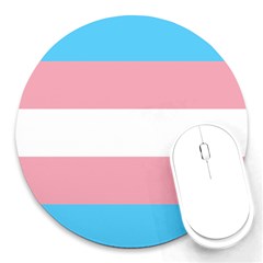 Transgender Pride Flag Round Mousepads by lgbtnation