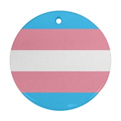 Transgender Pride Flag Ornament (round) by lgbtnation