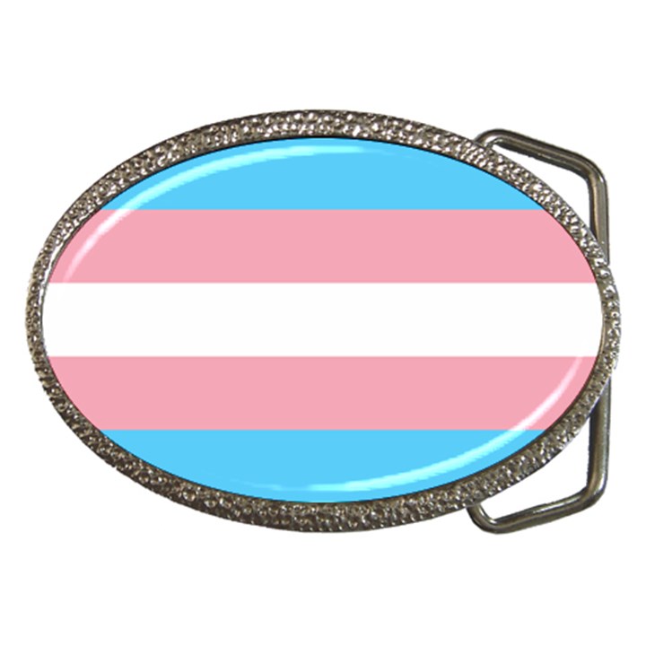 Transgender Pride Flag Belt Buckles