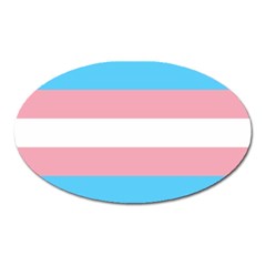 Transgender Pride Flag Oval Magnet by lgbtnation