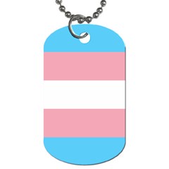 Transgender Pride Flag Dog Tag (one Side) by lgbtnation