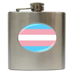 Transgender Pride Flag Hip Flask (6 Oz) by lgbtnation