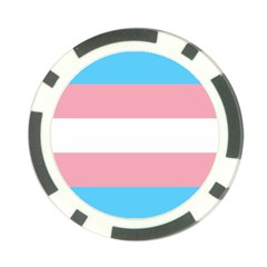 Transgender Pride Flag Poker Chip Card Guard (10 Pack) by lgbtnation