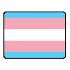 Transgender Pride Flag Fleece Blanket (small) by lgbtnation