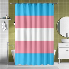 Transgender Pride Flag Shower Curtain 48  X 72  (small)  by lgbtnation