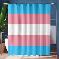 Transgender Pride Flag Shower Curtain 60  X 72  (medium)  by lgbtnation