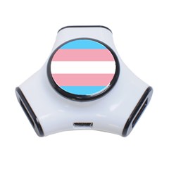 Transgender Pride Flag 3-port Usb Hub by lgbtnation