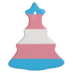 Transgender Pride Flag Christmas Tree Ornament (two Sides) by lgbtnation