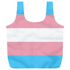 Transgender Pride Flag Full Print Recycle Bag (xl)