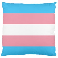 Transgender Pride Flag Standard Flano Cushion Case (one Side) by lgbtnation