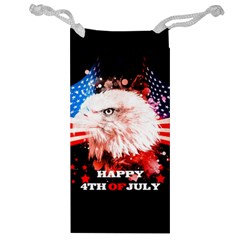 Happy 4th Of July Jewelry Bag by FantasyWorld7