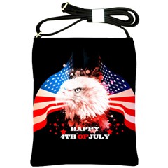 Happy 4th Of July Shoulder Sling Bag by FantasyWorld7